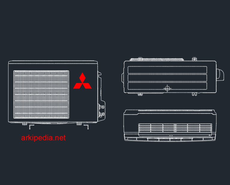Mitsubishi Air Conditioner Dwg Arkipedia EN